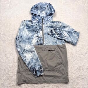 Habit Anorak Windbreaker Men M Blue Gray Mossy Oak Tamarac Cove Arctic Solar Tec